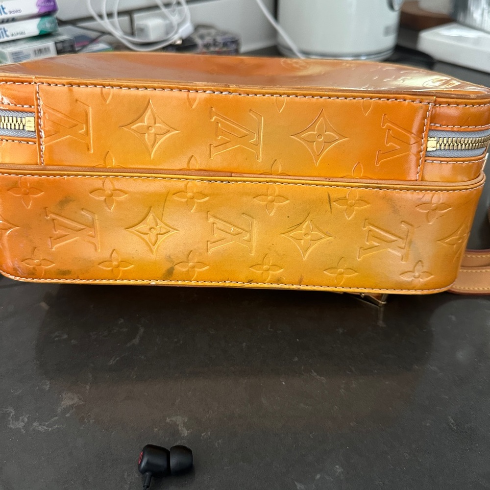 Authentic Louis Vuitton Vernis Murray Backpack Yellow - Picture 16 of 16
